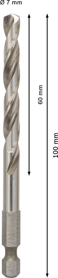 Triecienurbjmašīnām/triecienskrūvgriežiem PRO PILOT DRILL BIT, 2609390592 BOSCH