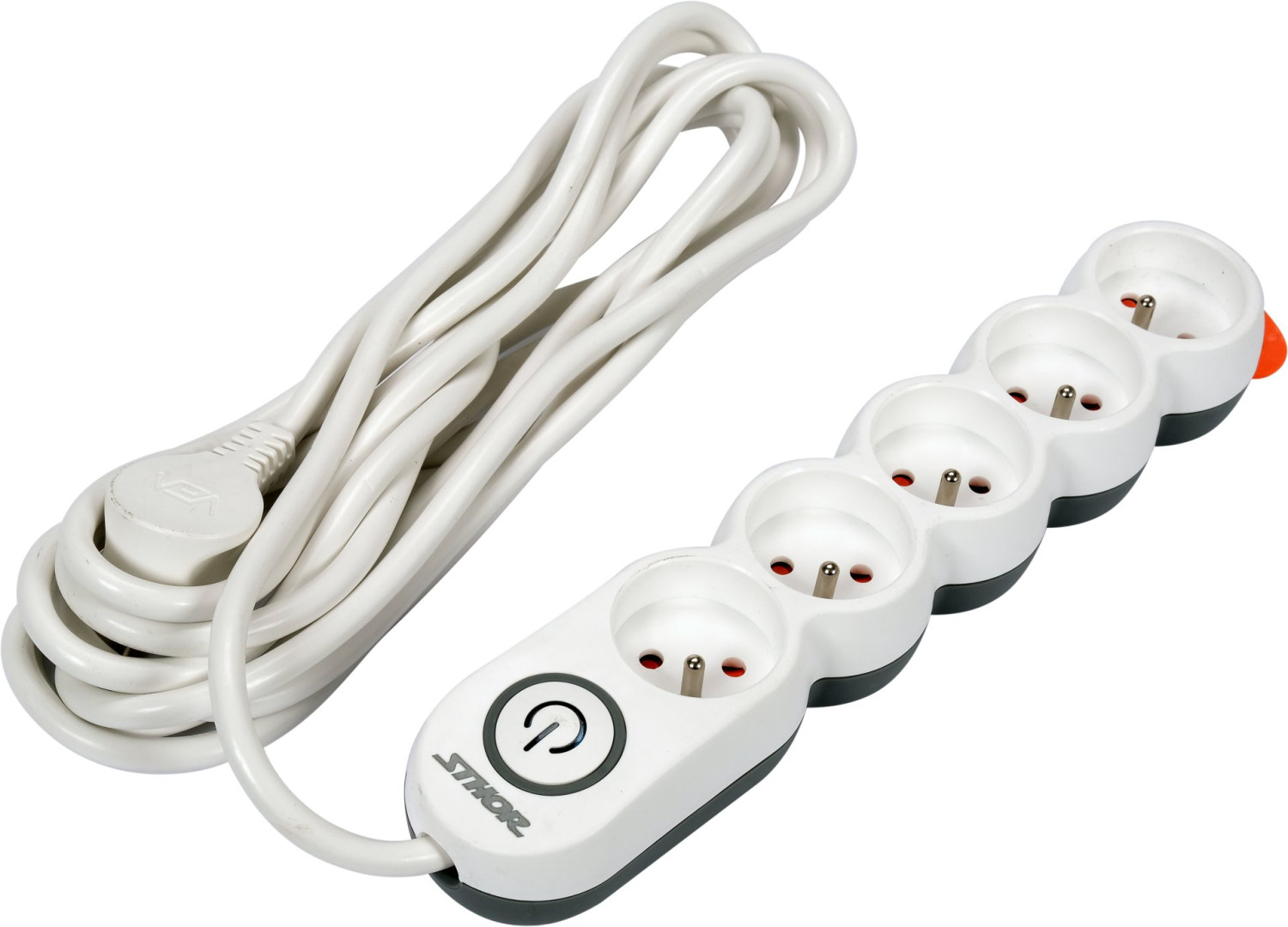 POWER STRIP W. GROUND 5S 5M 72358 STHOR