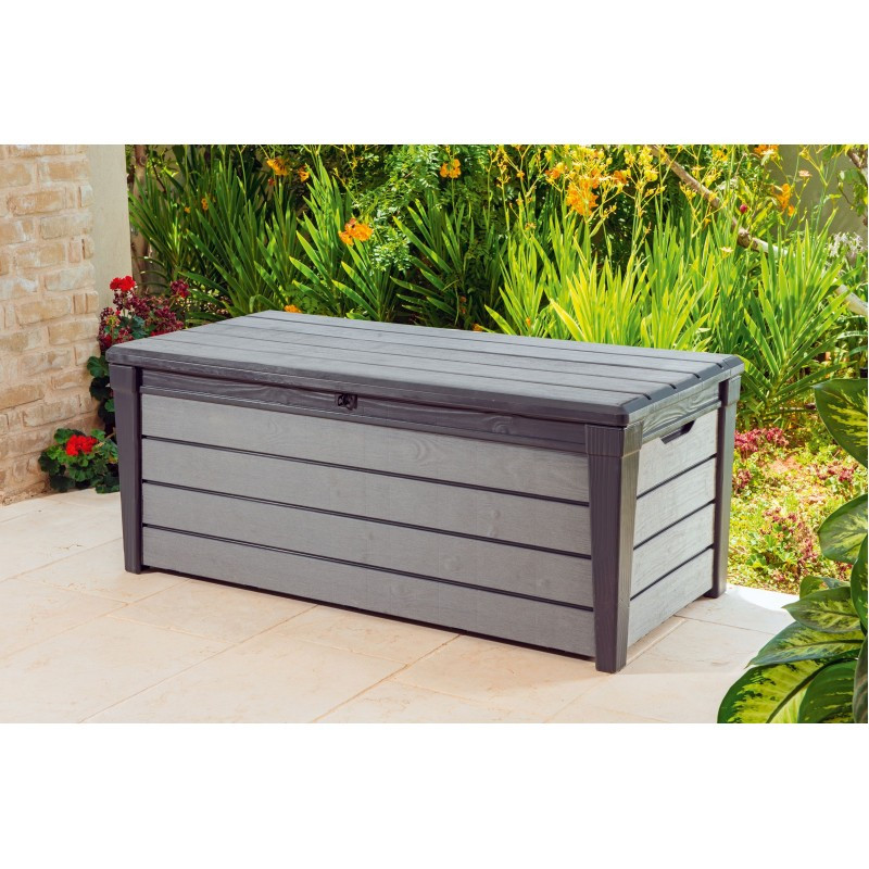 Uzglabāšanas kaste Brushwood Storage Box 454L pelēka 29202631939 KETER