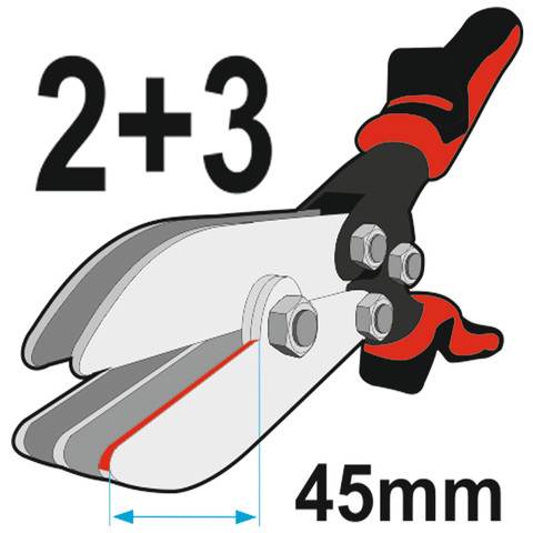 Pipe Crimper , L-250 Mm, Five Blades YT-22380 YATO