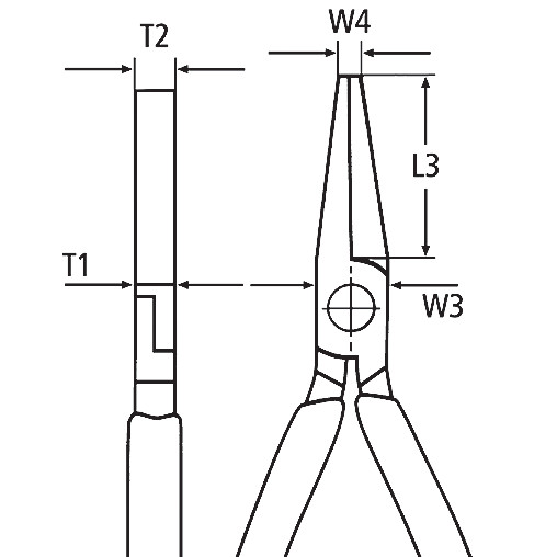 Duckbill Pliers 3301160 KNIPEX