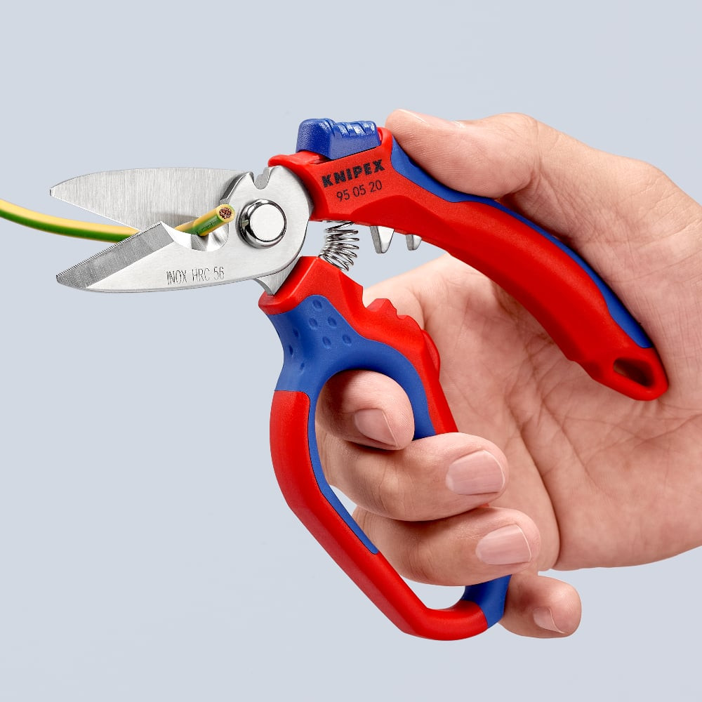 Leņķiskās elektriķu šķēres 950520SB KNIPEX