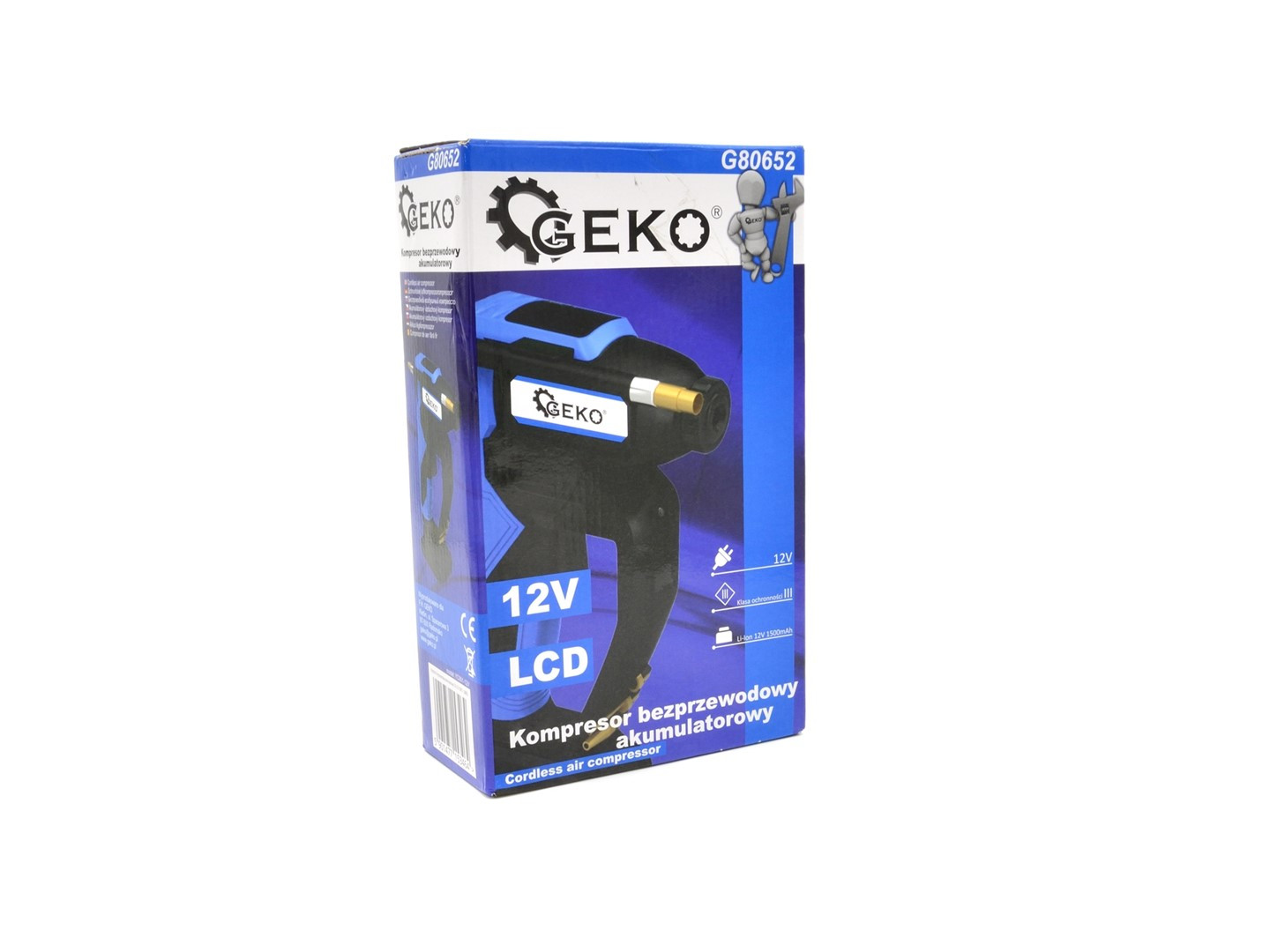 12V aku rehvikompressor 150PSI G80652 GEKO