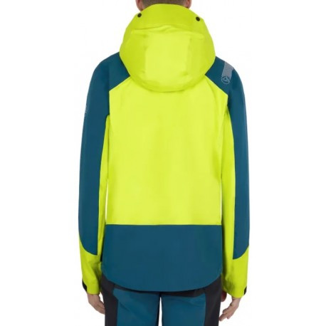 Jaka ALPINE GUIDE GTX JKT M, izmērs: L, Lime Punch/Storm Blue, 8020647130573 LA SPORTIVA ALPINE TECH