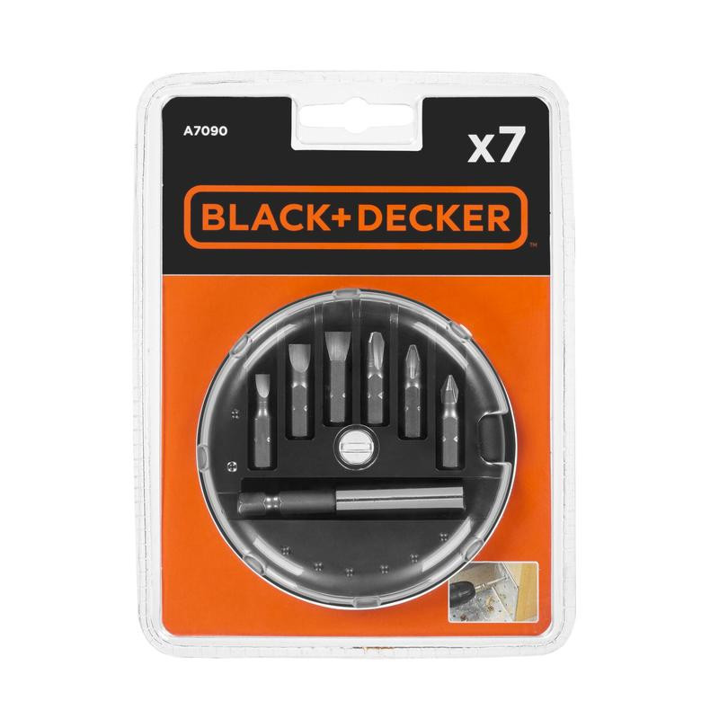 7 gab piederumu komplekts A7090-XJ BLACK DECKER