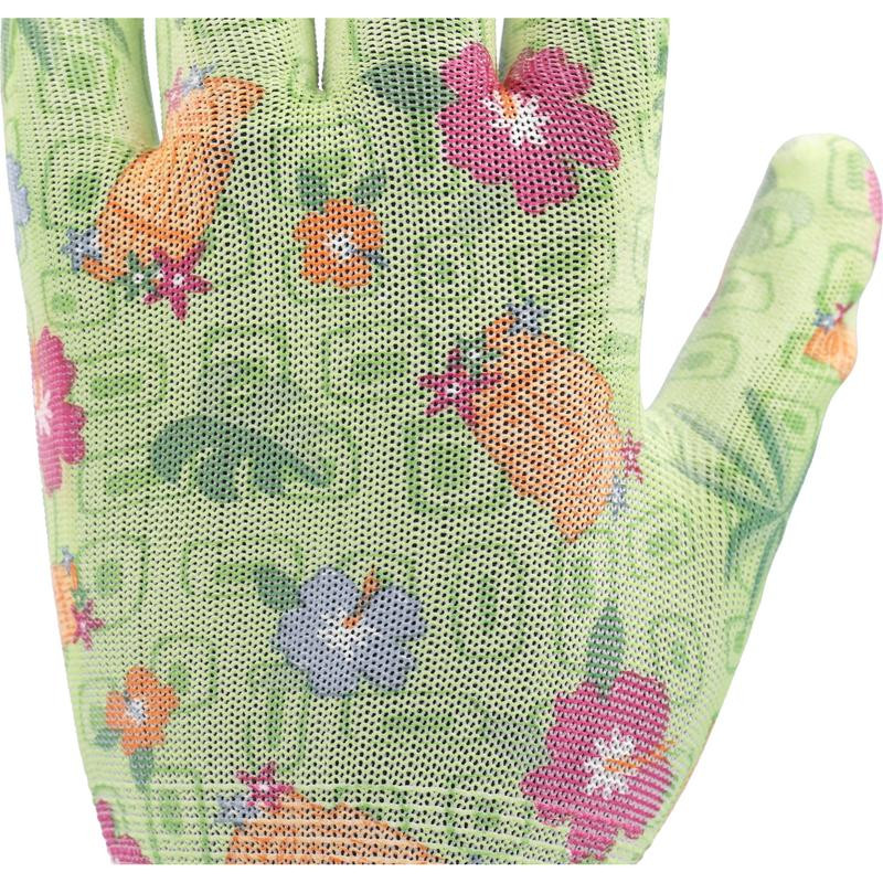 POLYESTER GARDEN GLOVES 10" WERS 74135 FLO