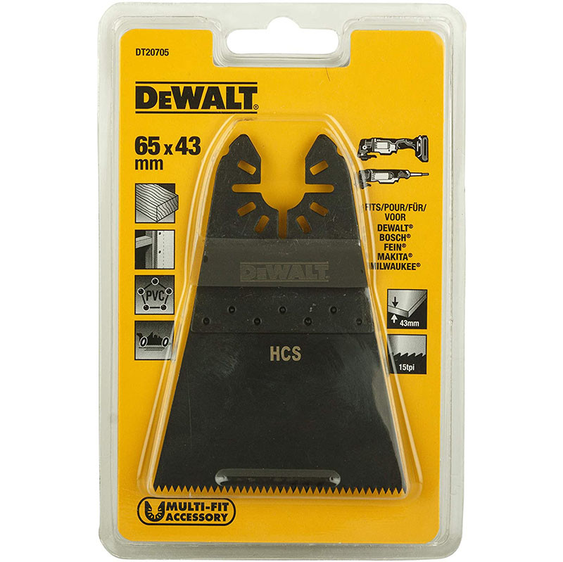 Ašmenys 66mm x 43mm DT20705-QZ DeWALT