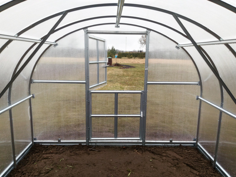 Siltumnīca KLASIKA 6 - 3 x 2m - 6mm polikarbonāta 4779037490189 KLASIKA GREENHOUSE