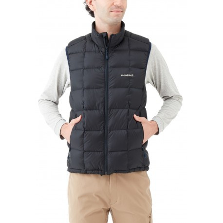 Veste M SUPERIOR Down Vest, izmērs: XL, Black, 4548801843861 Mont-Bell