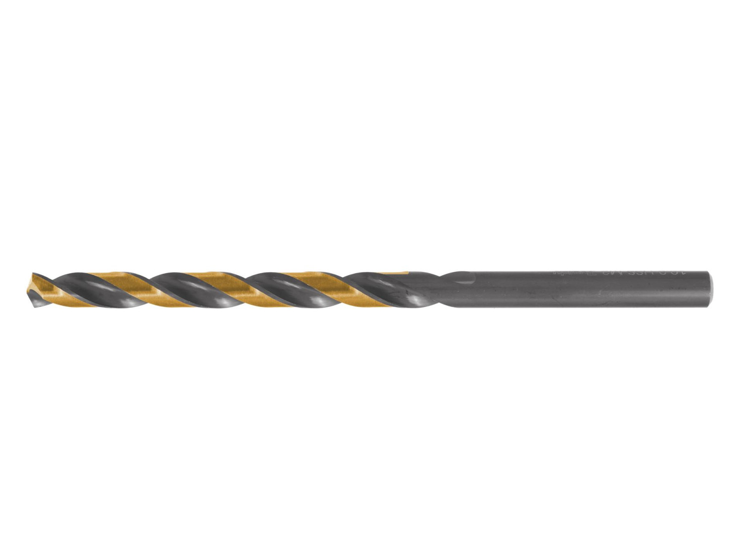 Long HSS M2 10.0mm black & gold metal twist drill bit T02400 Tvardy