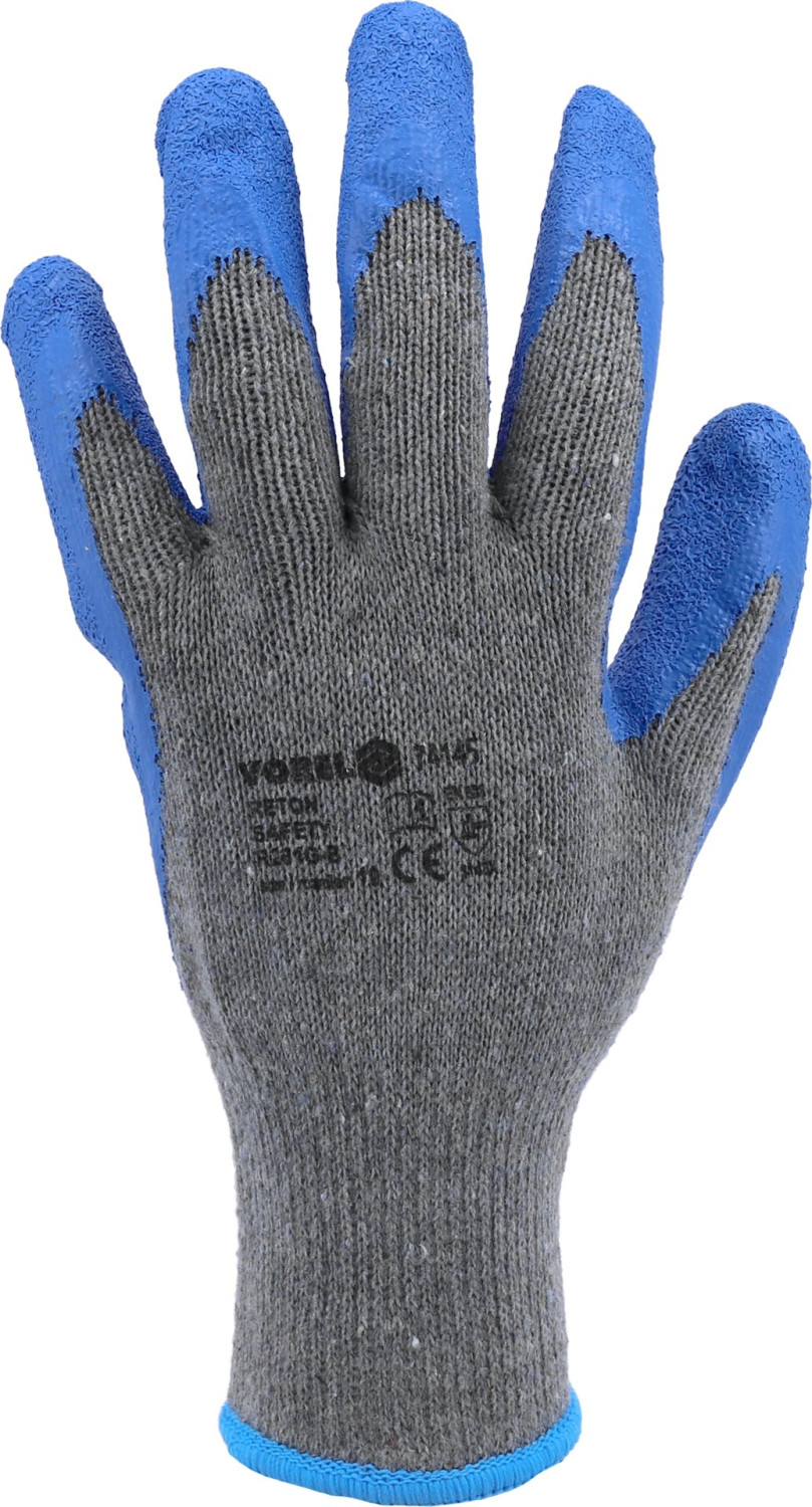 LATEX COATED GLOVES (12 PAIRS) 74145 VOREL