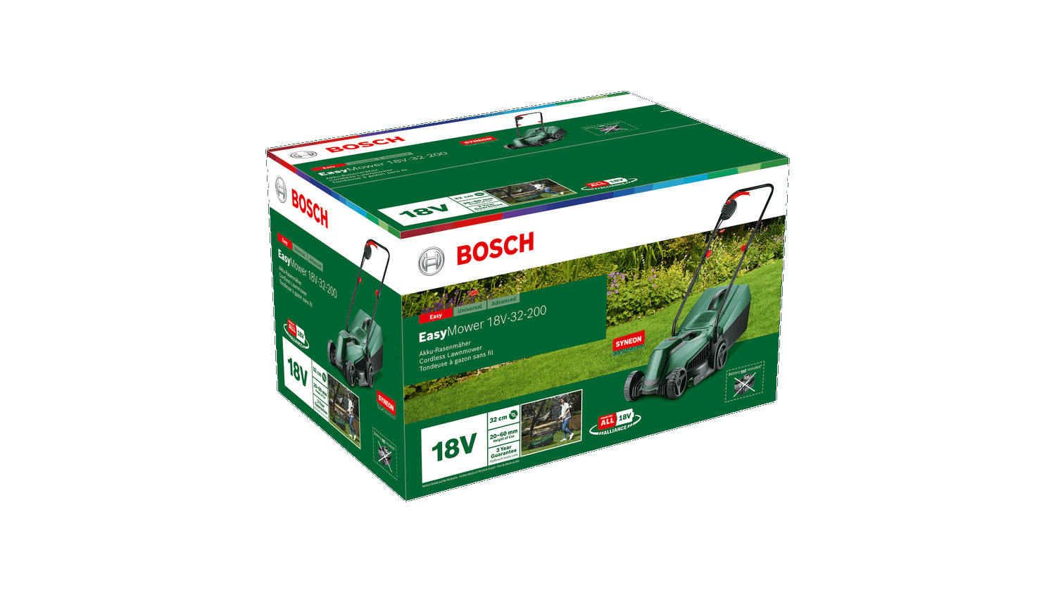 Akumulatora zāliena pļāvējs EasyMower 18V-32-200, 06008B9D01 BOSCH