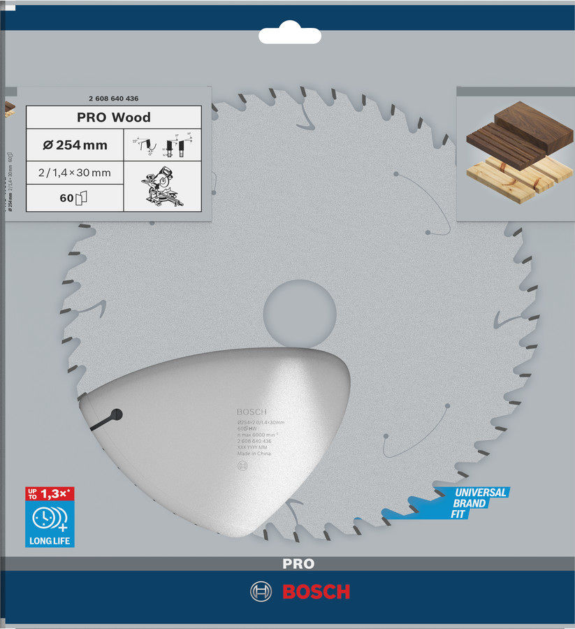 Paneļzāģiem PRO WOOD RIPZĀĢA ASMENS, 2608640436 BOSCH