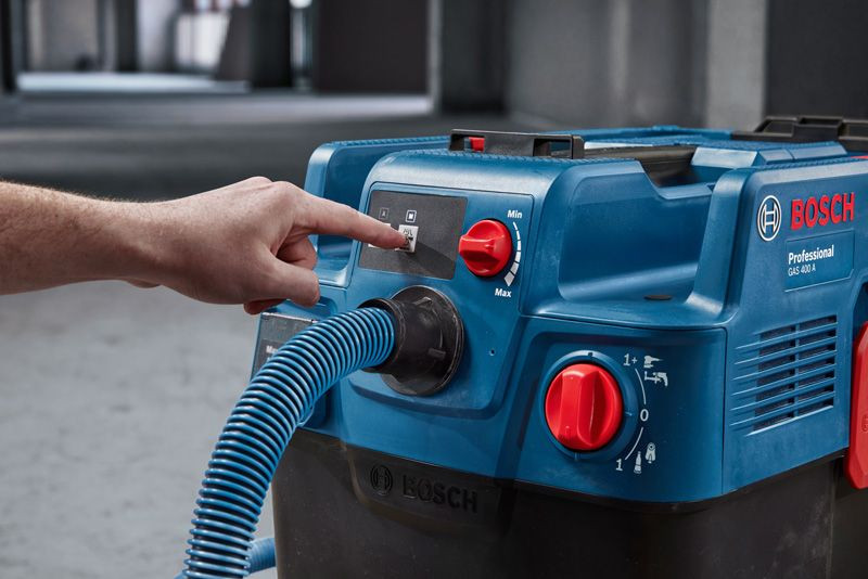 Bosch GAS 400 A Professional mitrā/sausā putekļsūcējs, 1200W, automātiska filtra tīrīšana, 40L, 06019M0020, BOSCH