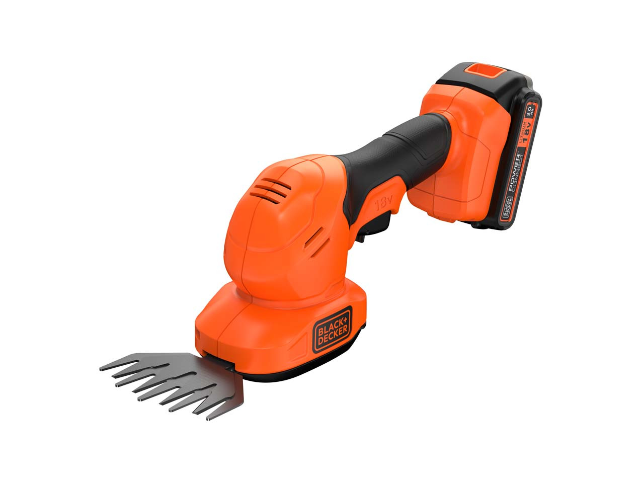 Heki ja murukäärid akuga BCSS18D1-QW 20 cm Black & Decker