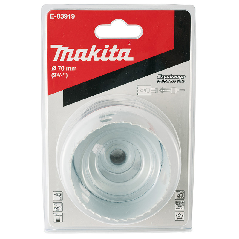 Karūninis grąžtas 70 mm BI-METALL EZYCHANGE E-03919 MAKITA