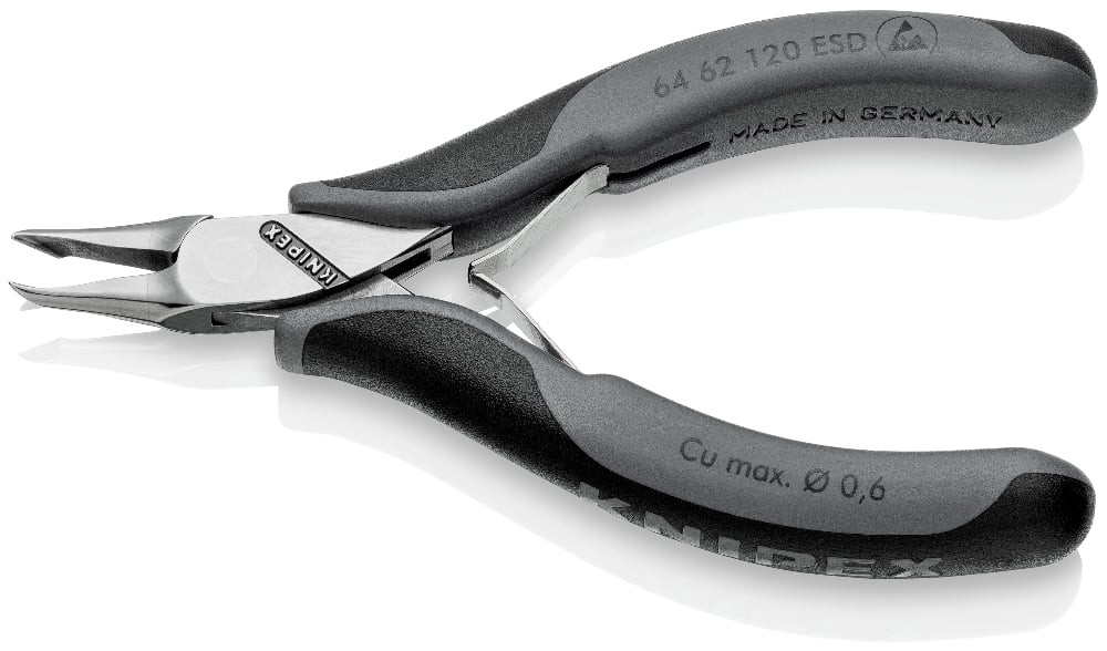 Electronics End Cutting Nippers ESD 6462120ESD KNIPEX