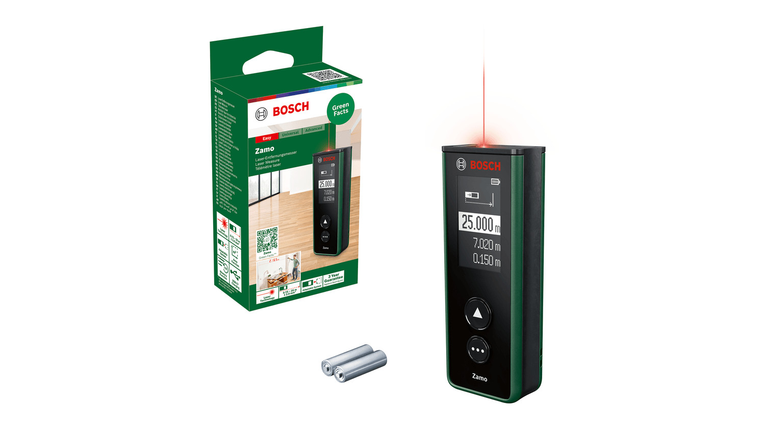 Digitālais lāzera tālmērs Zamo, 0603672900 BOSCH