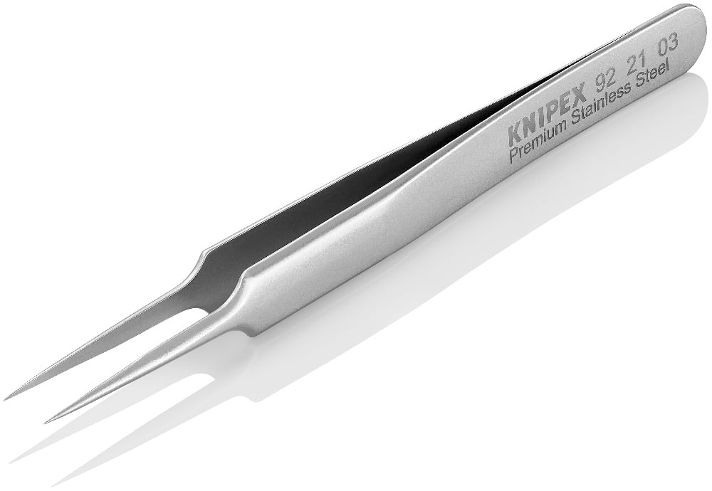 Pincete Tweezers, nerūsējošais tērauds 922103 KNIPEX