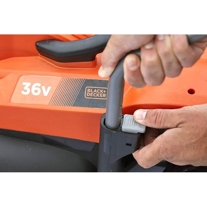 Аккумуляторная газонокосилка, 33см, 2x36В, 25-65мм, BCMW3336L2-QW BLACK DECKER