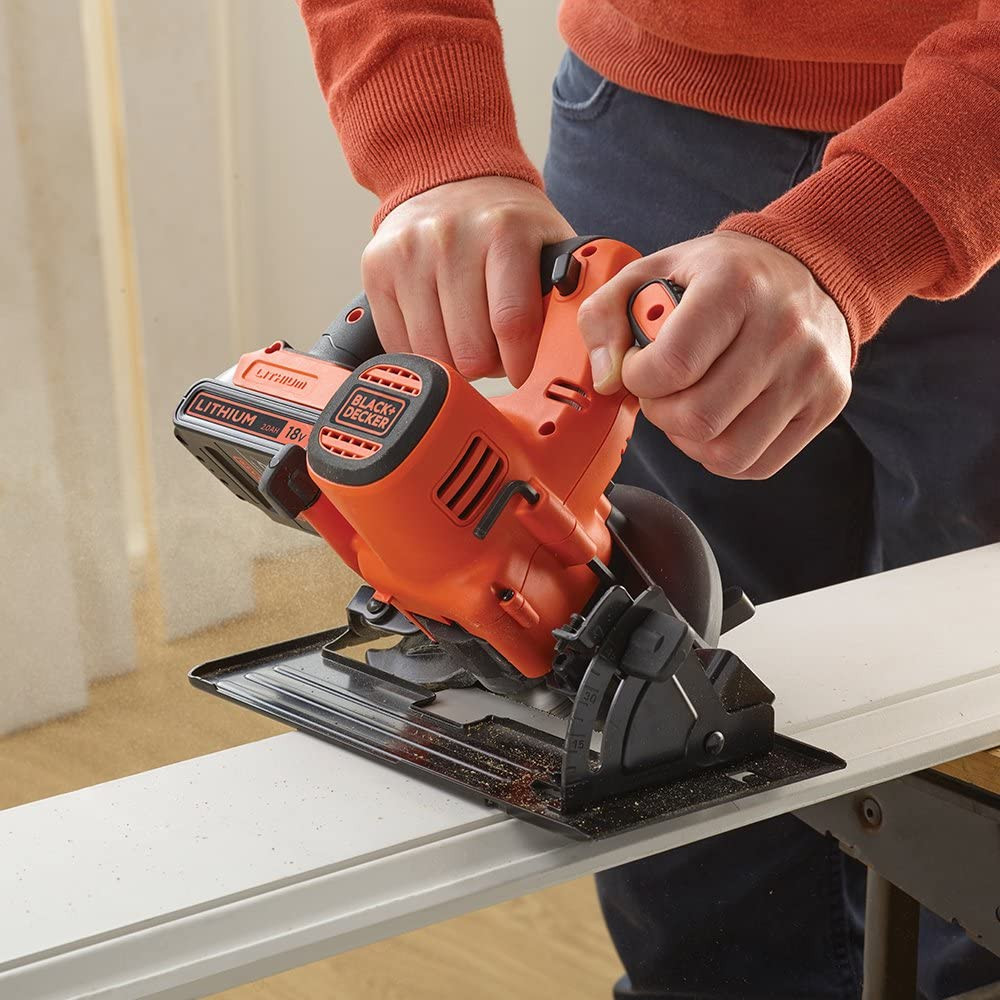 Black & Decker BDCCS18N akumuliatorinis diskinis pjūklas - oranžinė / juoda - be akumuliatoriaus ir įkroviklio