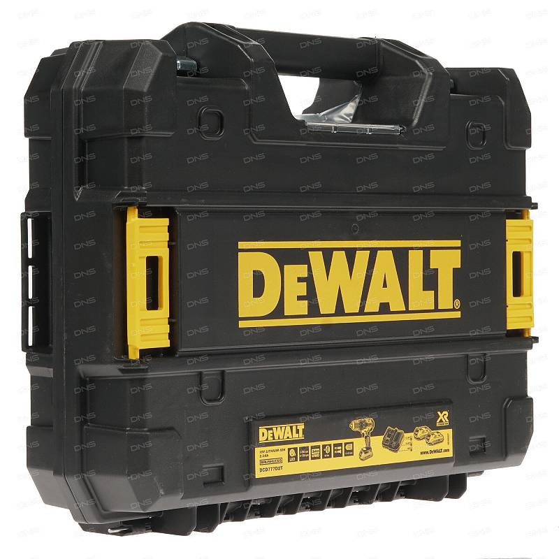 Akutrell-kruvikeeraja 340W 18V 2x2.0Ah DCD777D2T-QW DEWALT