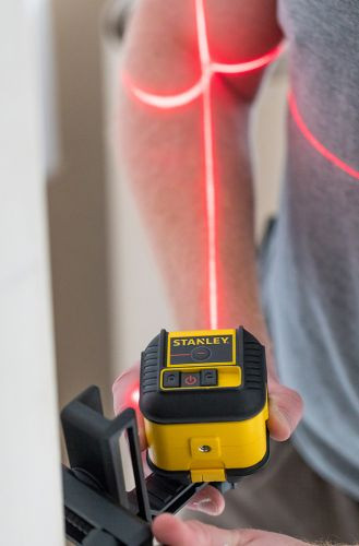 Iseloodiv ristlaser STANLEY Cross 360 - punane