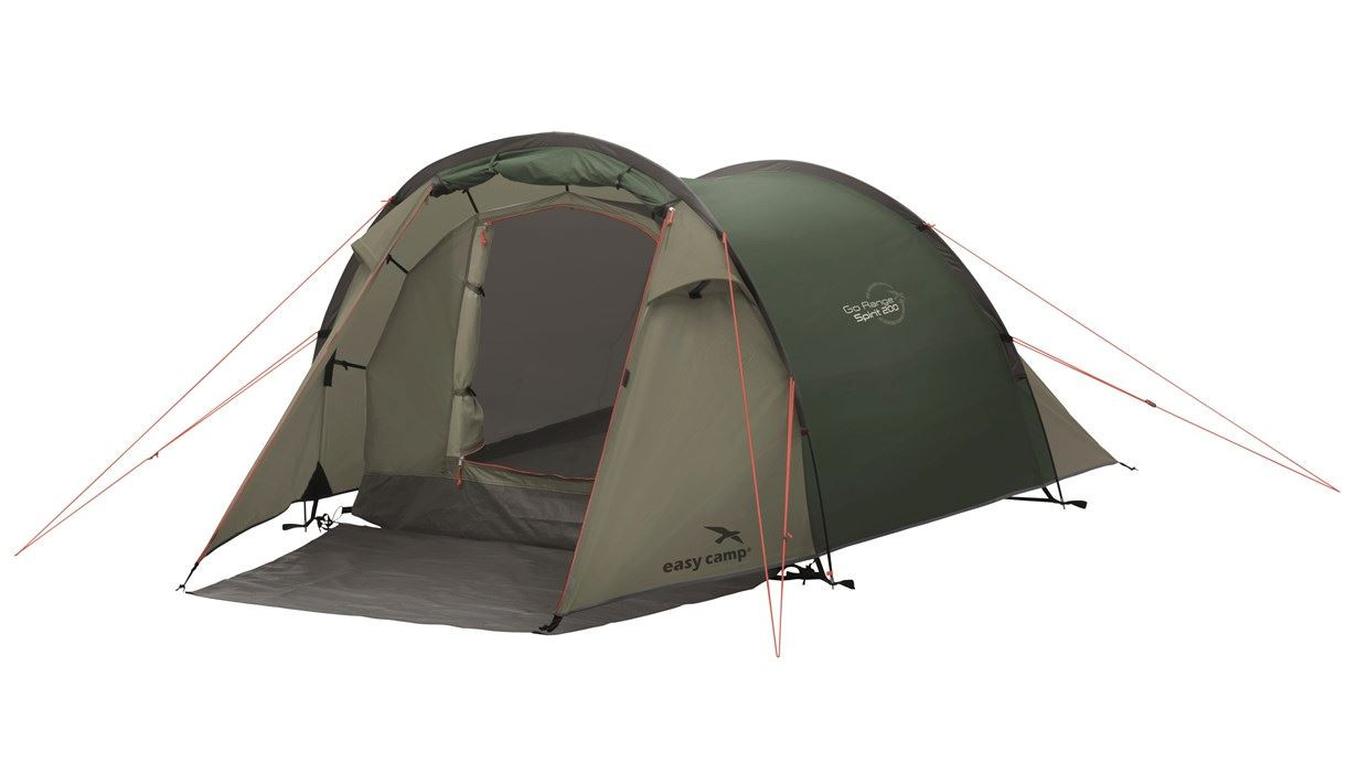 Palapinė Spirit 200 Rustic Green 2 miegamieji 120396 EASY CAMP