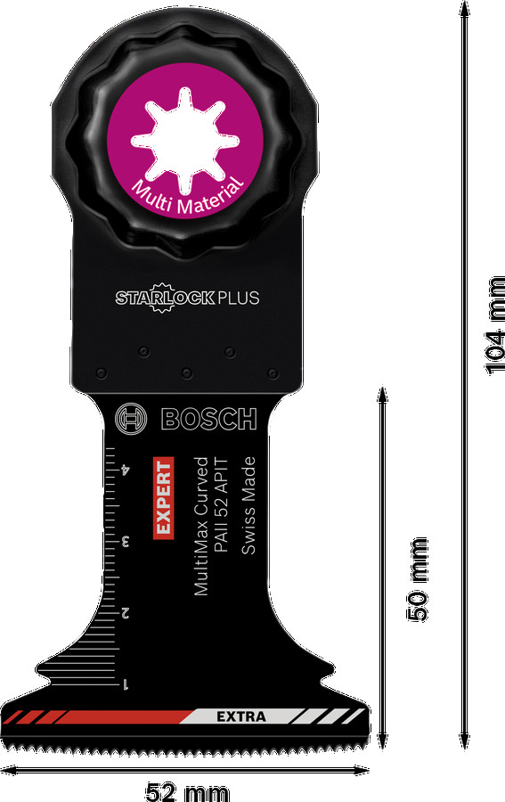 StarlockPlus PAII52APIT 1 gab., Svārstību daudzfunkcionālajiem darbarīkiem EXPERT PAII 52 APIT MULTIMAX GREMDZĀĢĒŠANAS ASMENS, 2608900030, BOSCH