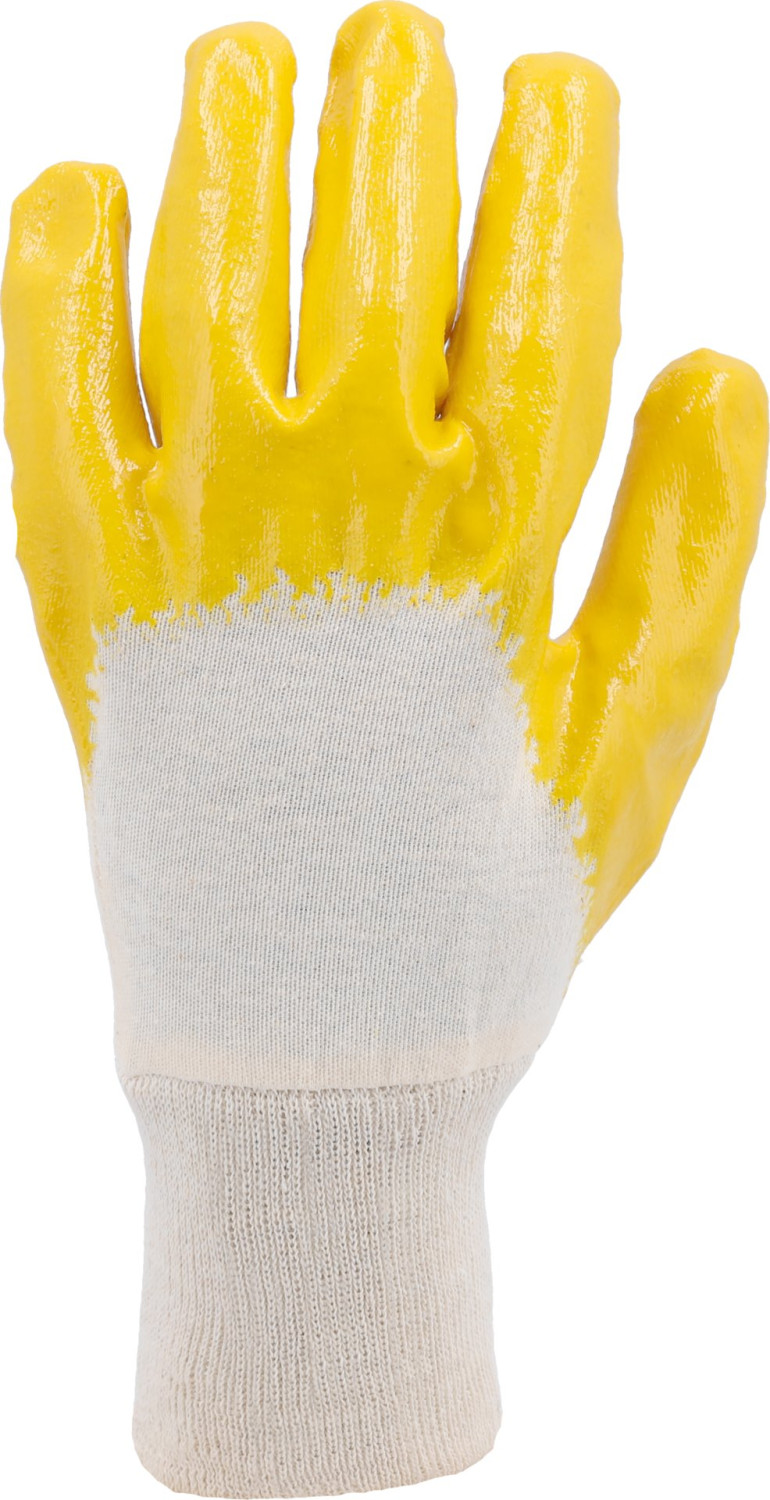 YELLOW LATEX COATED WORKING GLOVES 10.5" 74160 VOREL