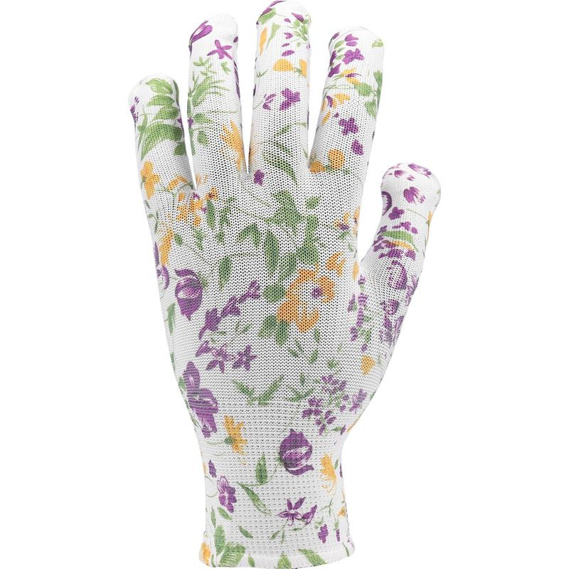 GARDEN GLOVES TYPE: C SIZE: 8" 74123 FLO