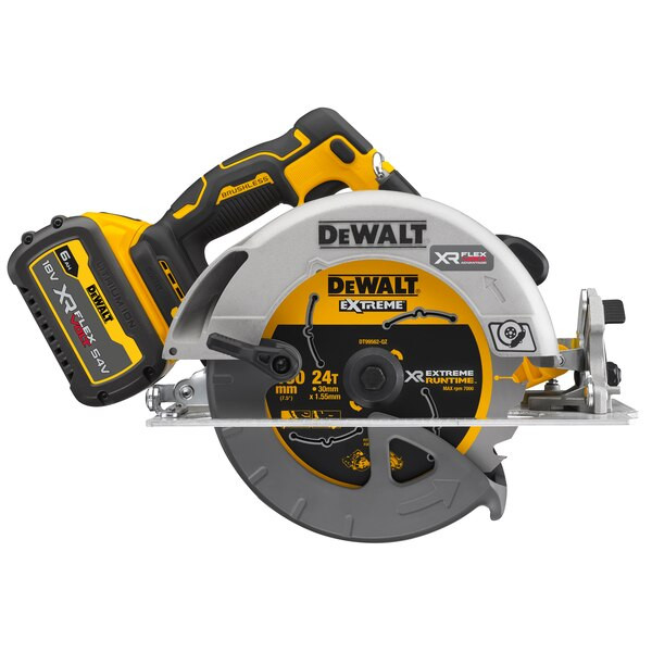 Аккумуляторная циркулярная пила 18 В (1x6,0 Ач) DCS573T1-QW DEWALT