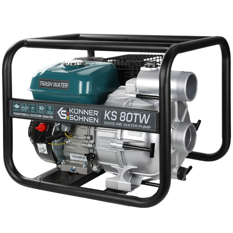 Benzininis vandens siurblys KS 80TW 5200W, 66000l/h, KS 80TW KONNER & SOHNEN