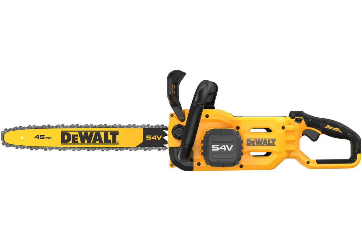 Akumulatora motorzāģis 54V 45cm sliede (1x9.0Ah) DCMCS574X1-QW DEWALT