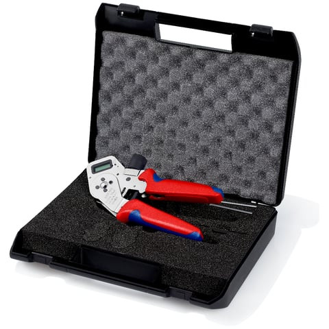 Four-Mandrel Crimping Pliers for turned contacts 975263DG KNIPEX