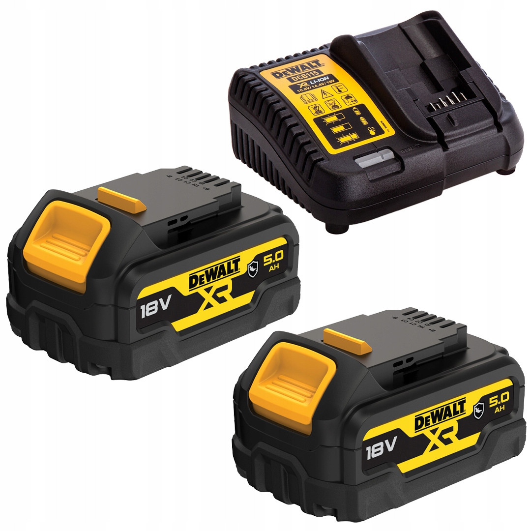 Akumutrikeeraja 1/2" 18 V (2x5,0 Ah) DCF891P2G-QW DEWALT