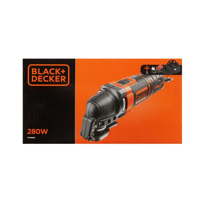 280w Oscillating tool + Soft bag + Accs MT280BA-QS BLACK DECKER