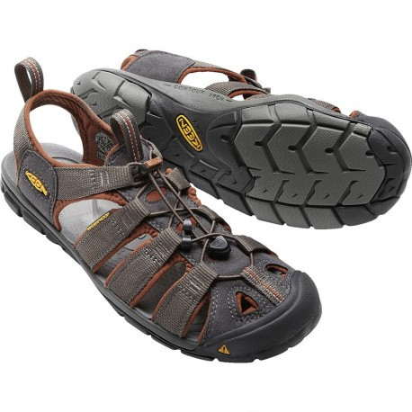 Sandales Clearwater CNX Men, izmērs: 42.5, Raven/Tortoise Shell, 0887194636754 KEEN