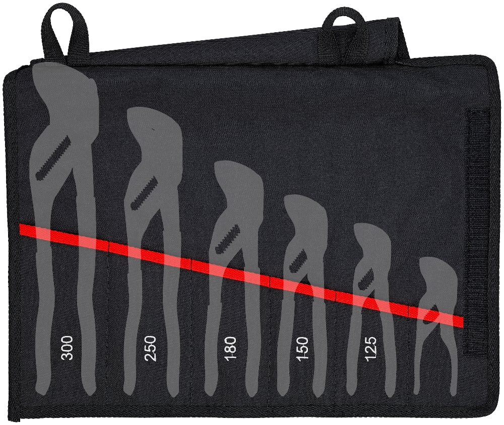 Tool roll for pliers wrenches 001955S4LE KNIPEX