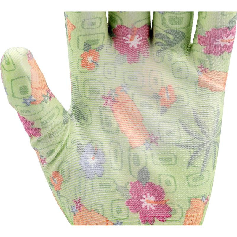 POLYESTER GARDEN GLOVES 10" WERS 74135 FLO