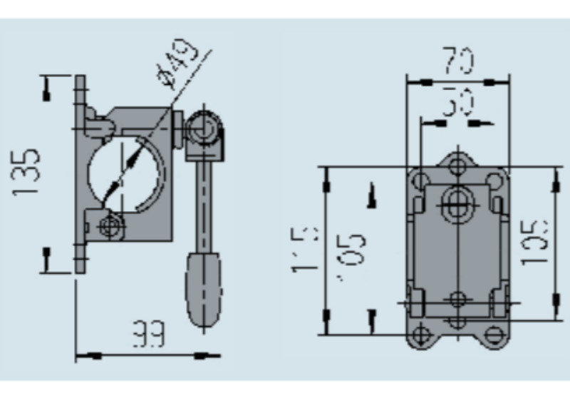 Haagise tugijala kronstein 48mm, 300kg; 249804 AL-KO