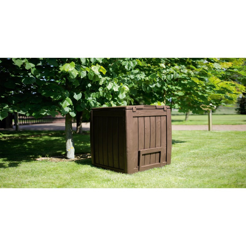 Komposto dėžė „Deco Composter“ su pagrindu 340L ruda 29196661521 KETER