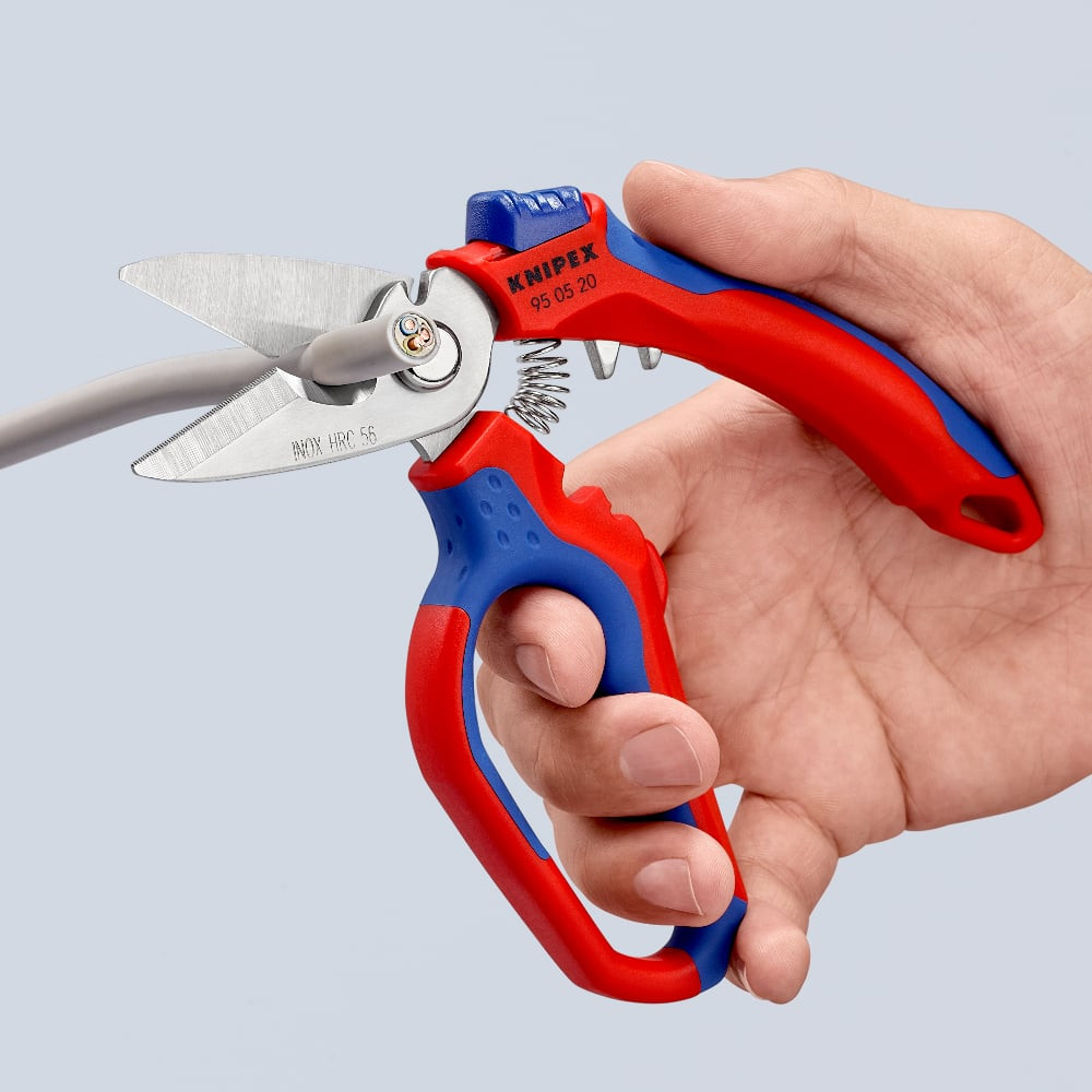 Leņķiskās elektriķu šķēres 950520SB KNIPEX