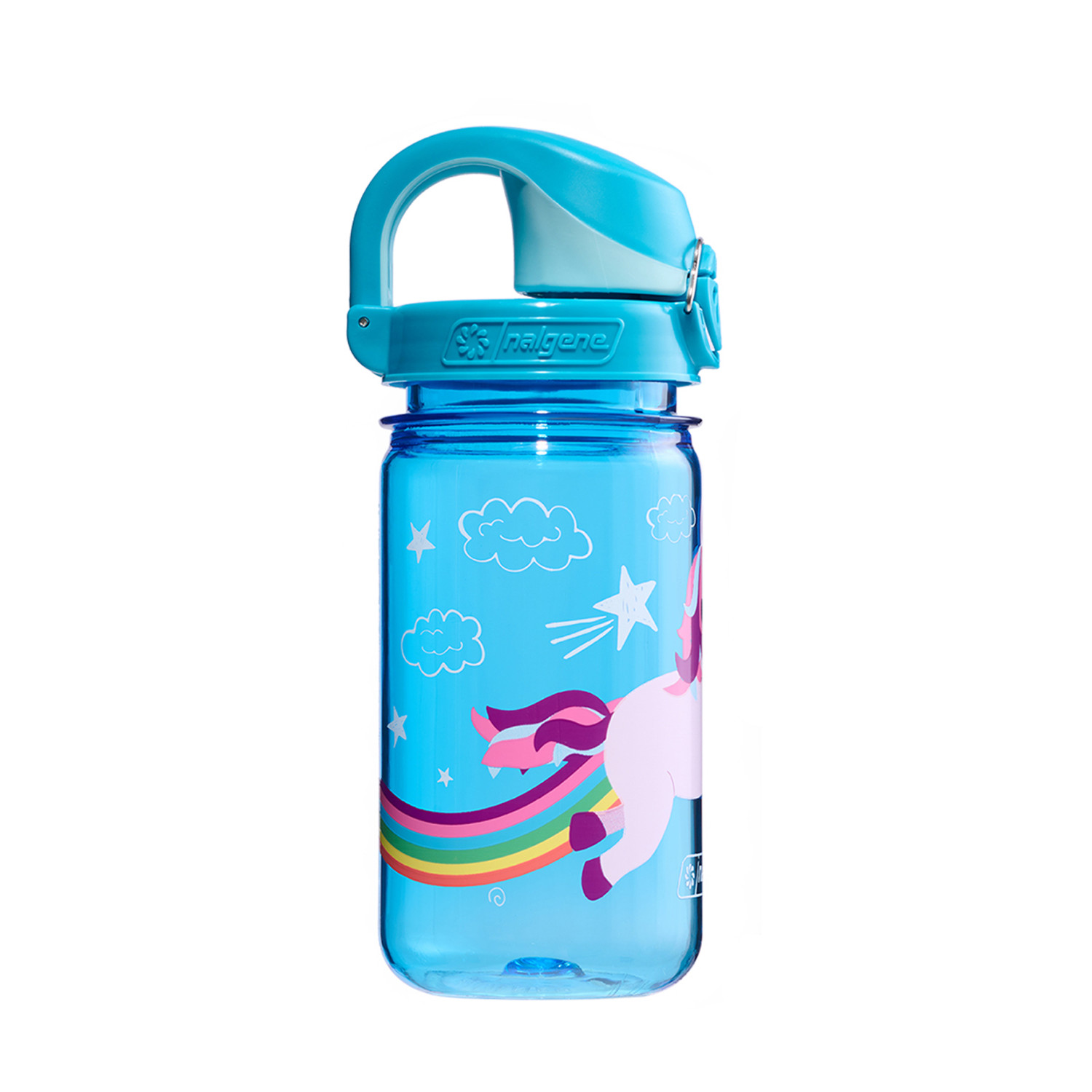 Bērnu pudele 'OTF Kids Sustain', 0,35 L, zils vienradzis, R078934, NALGENE