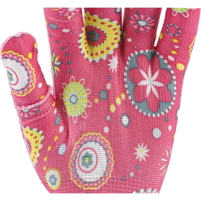 GARDEN GLOVES TYPE: A SIZE: 8" 74117 FLO