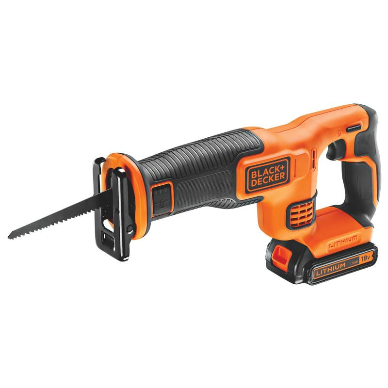 Figūrinis pjūklas & 4.0Ah akumuliatorius & 1A įkroviklis BDCR18M1-QW BLACK DECKER