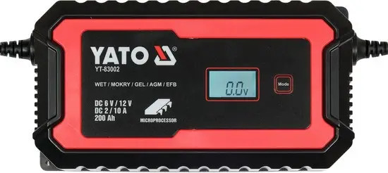 Зарядное устройство 6В/2А, 12В/10А YT-83002 YATO