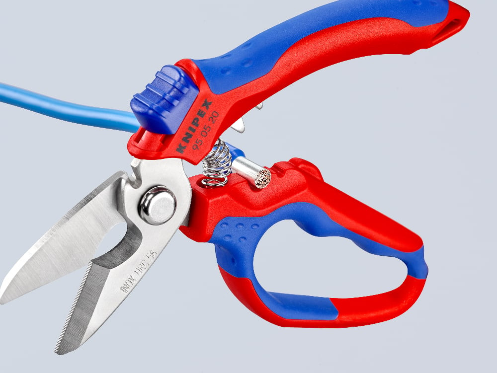 Leņķiskās elektriķu šķēres 950520SB KNIPEX