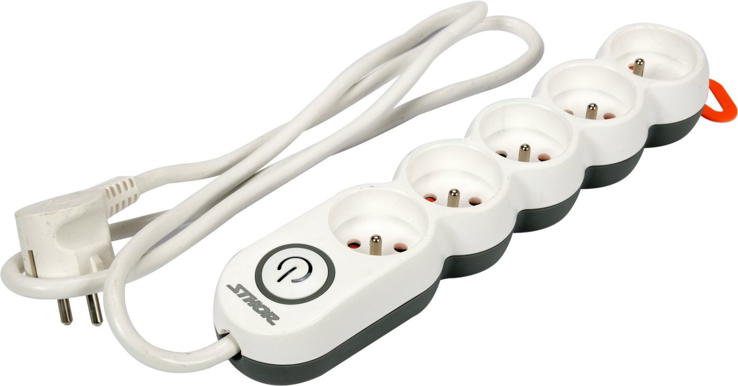 POWER STRIP W. GROUND 5S 1,5M 72356 STHOR