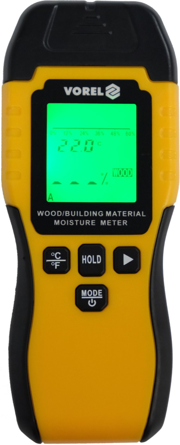 MOISTURE METER FOR WOOD AND BUILDING MAT 81751 VOREL